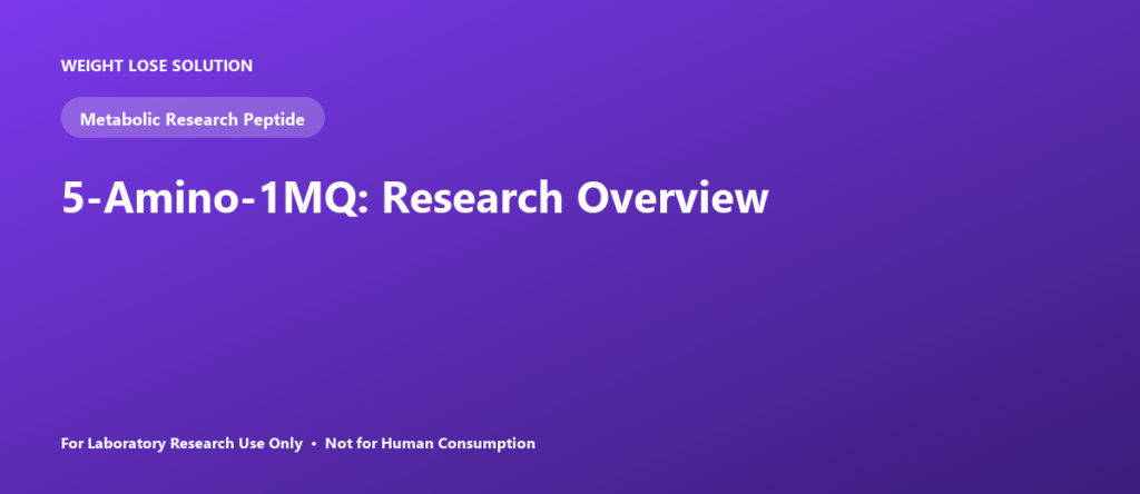 5-Amino-1MQ: Research Overview