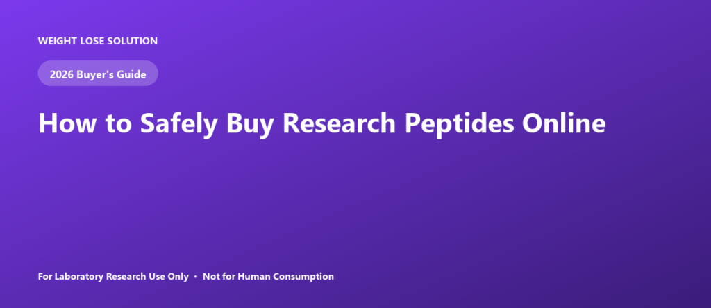 How to Safely Buy Research Peptides Online