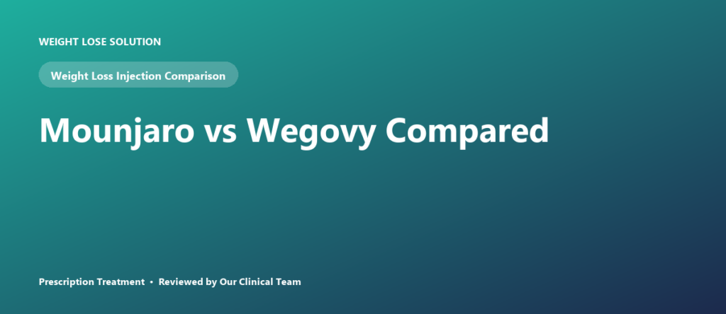 Mounjaro vs Wegovy Compared