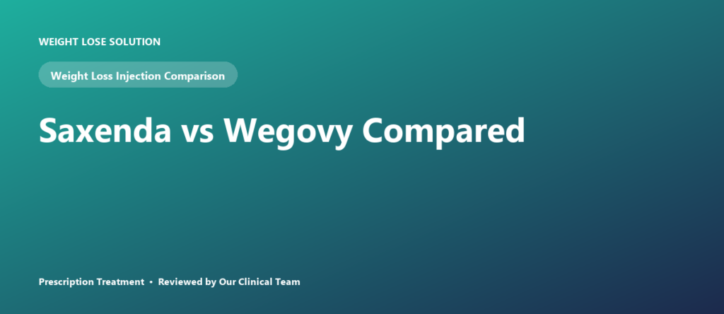 Saxenda vs Wegovy Compared