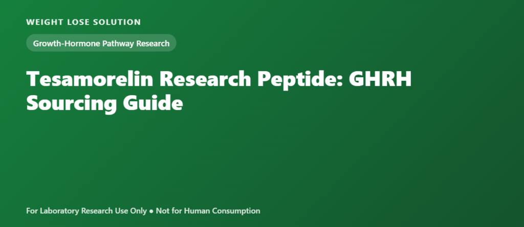 Tesamorelin Research Peptide: GHRH Sourcing Guide